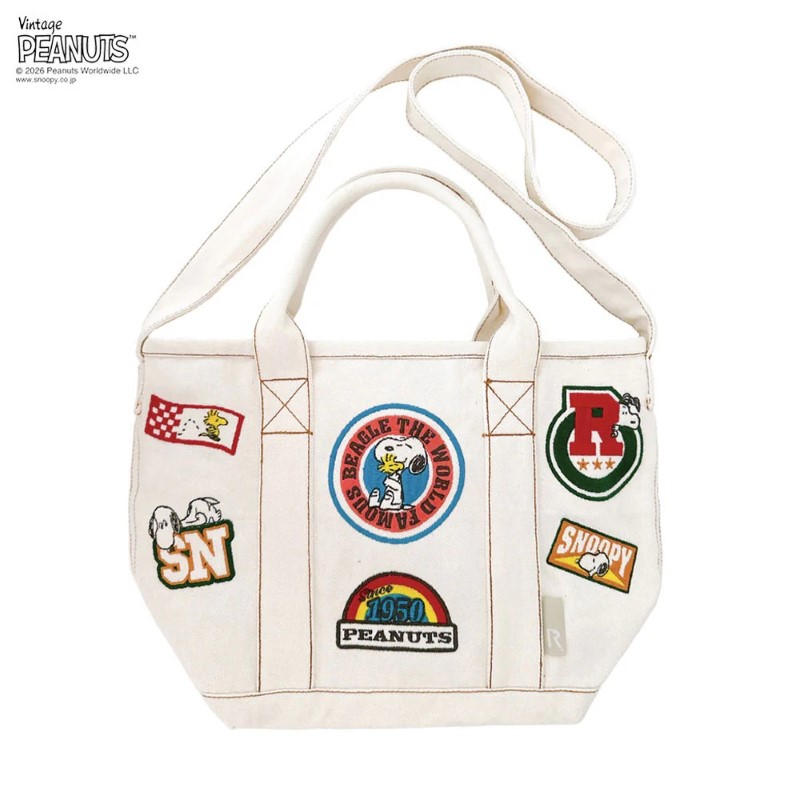 ROOTOTE PEANUTS IP.デリ.シシュウ.ピーナッツ-0Y/IV